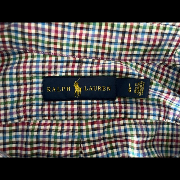 POLO RALPH LAUREN Button Down Checked Shirt - Picture 7 of 8